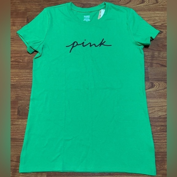 PINK Victoria's Secret Tops - PINK Victoria's Secret Knit Short Sleeve Perfect T-Shirt